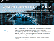Tablet Screenshot of crowdoptic.com